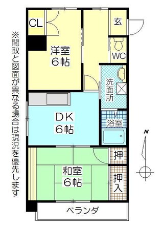 フォレストB/IIの物件間取画像